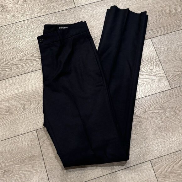 Bonobos Marzotto Pants Mens 30x37 UH Black Argyle Pattern Preppy Casual Wool - Picture 1 of 8
